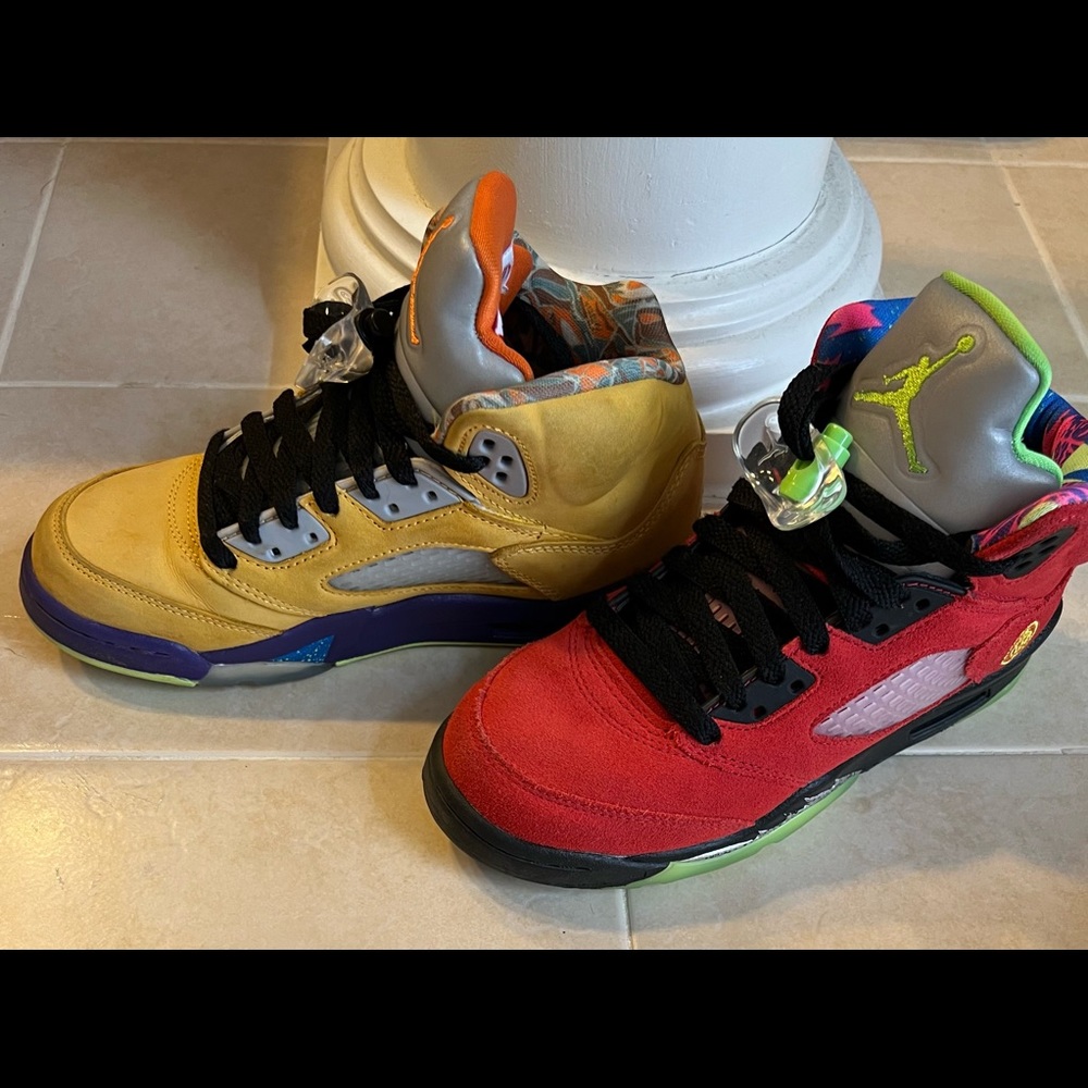 Jordan 5 Retro What The (GS) Good Condition!